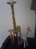 MINI Girafas So Happy ! Em Papietagem e Tecnica de papel Manteiga Queimado e Texturizado