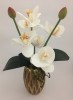 Decoração flor de  orquídea  de silicone